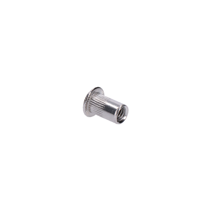 AISI304 nýtovací matice M4, rýhovaný dřík, L = 12,2 mm