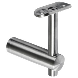 Držák madla ø 42,4 mm ploché uchycení, broušená AISI 304