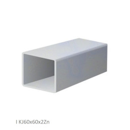 Uzavřený čtvercový profil 60x60x2 pozinkovaný hladký