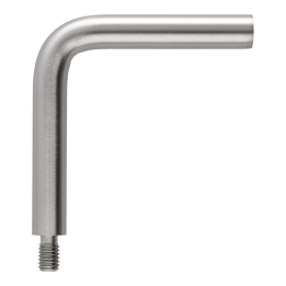 Úhelník 90°, M8/M6, ø 12 mm, L = 75 mm, broušená AISI 304