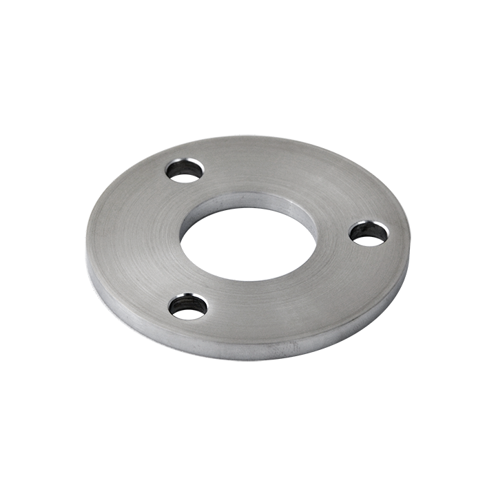 Kotvicí plotna ø 80 mm na trubku ø 33,7 mm, AISI 304