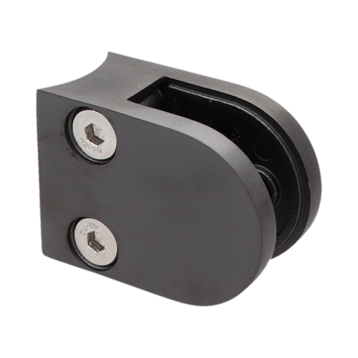 Svorka skla na trubku ø 42,4 mm, AISI 304, PVD – černá