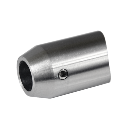 Držák tyče ø 12 mm koncový na trubku ø 42,4 mm, AISI 304