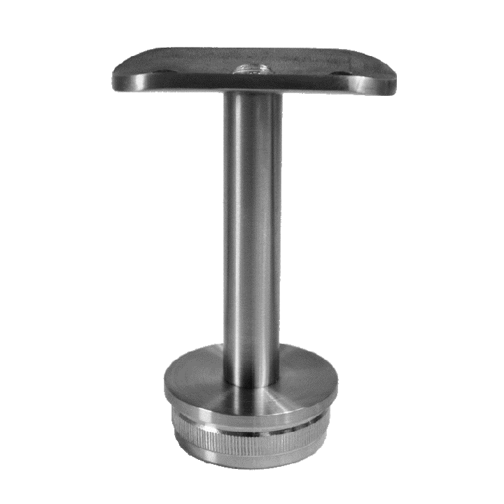 Držák madla na trubku ø 42,4 mm, narážecí, broušená AISI 304