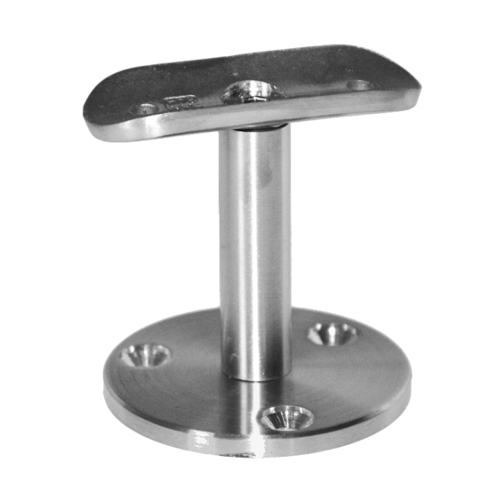 Držák madla ø 42,4 mm, broušená nerez AISI 304