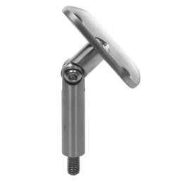 Držák madla ø 42,4 mm s kloubem, M8, broušená AISI 304