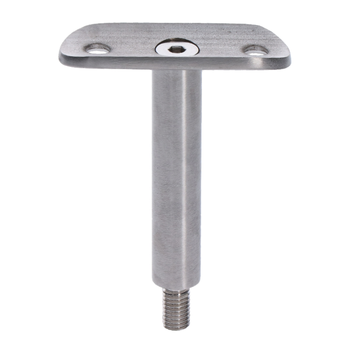 Držák madla ø 42,4 mm, pevný, M8, broušená AISI 304