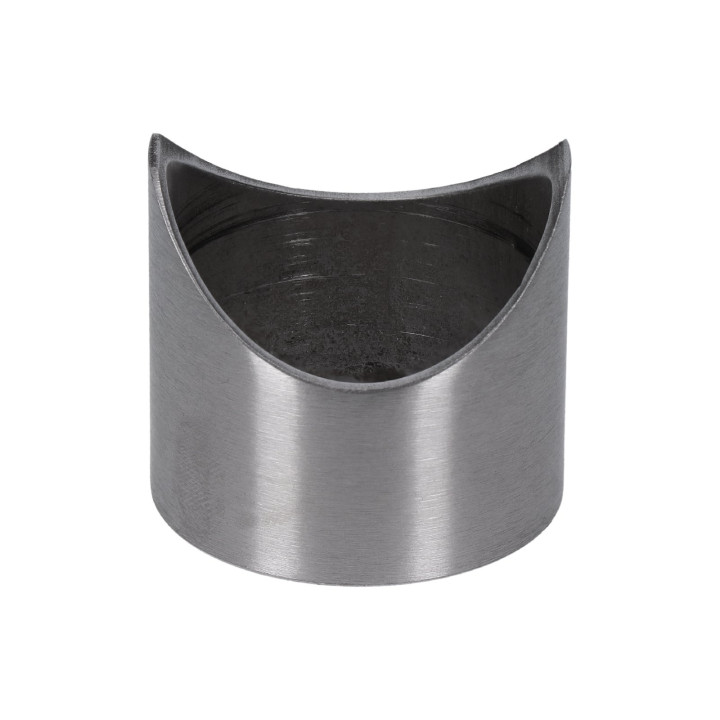 Spojka na trubku ø 42,4 mm, broušená nerez AISI 304