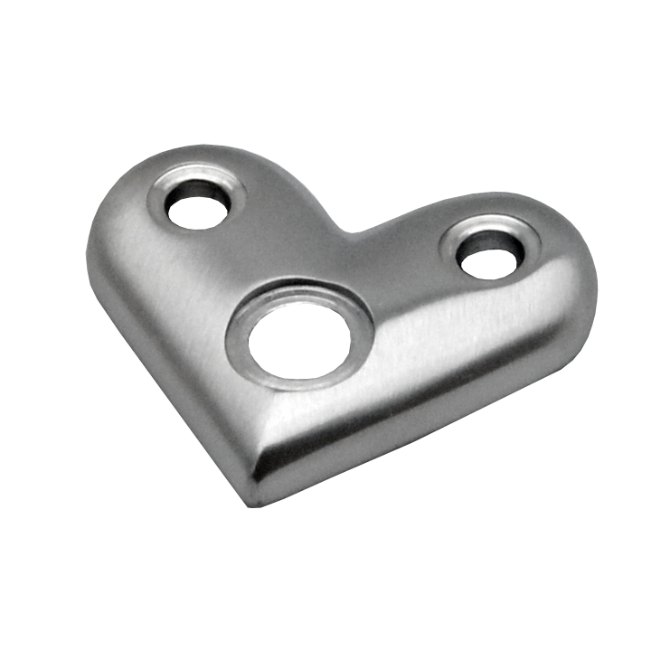 Nadpojovací deska na trubku ø 42,4 mm, broušená AISI 304