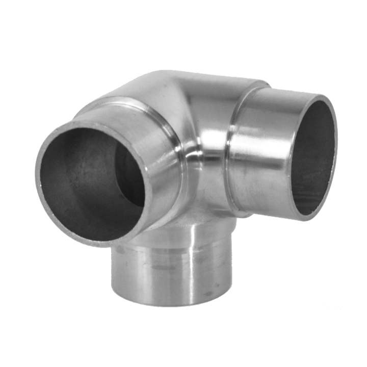 Spojka na trubku ø 42,4 mm, broušená nerez AISI 304