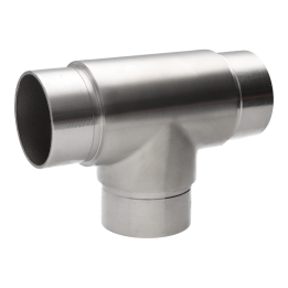 Spojka T-kus na trubku ø 42,4 mm, broušená AISI 304