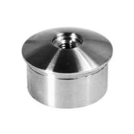 Spodek držáka madla, M8, ø 42,4 mm, broušená AISI 304