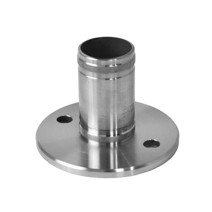 Kotvicí deska ø 100 mm na trubku ø 42,4 mm, AISI 304