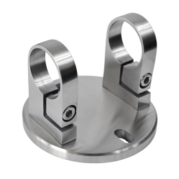 Úchyt pro boční kotvení sloupu ø 42,4 mm, broušená AISI 304