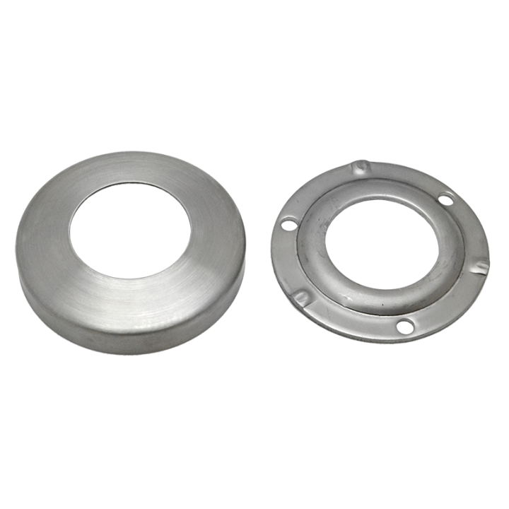 Kotvicí plotna s krytkou ø 85 mm pro ø 42,4 mm, AISI 304