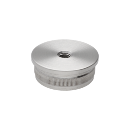 Spodek držáku madla na trubku ø 42,4 mm, broušená AISI 304