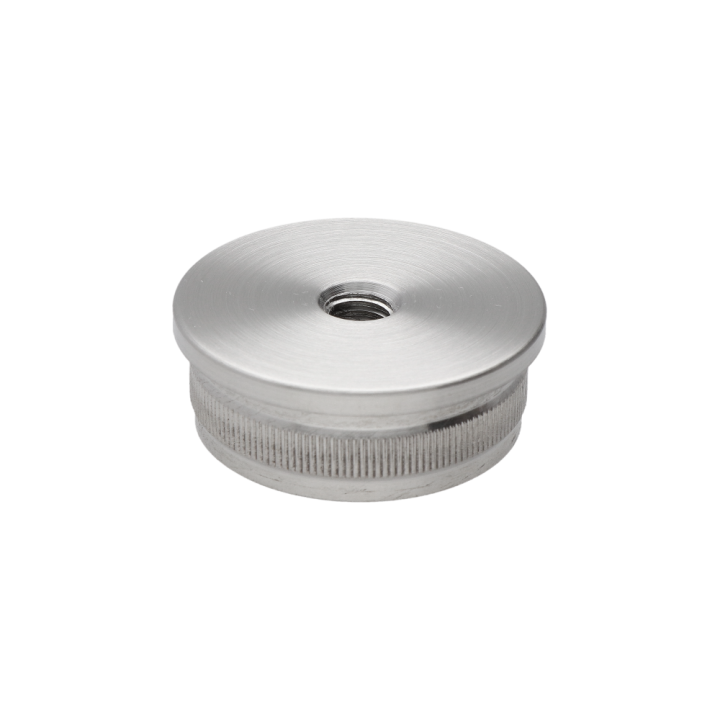 Spodek držáku madla na trubku ø 42,4 mm, broušená AISI 304