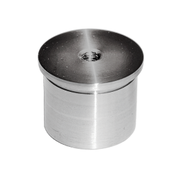 Spodek držáka madla, lepicí na ø 42,4 mm, broušená AISI 304