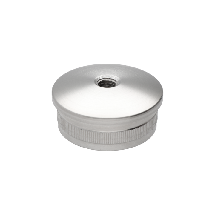 Spodek držáku na trubku ø 42,4 mm, broušená nerez AISI 304