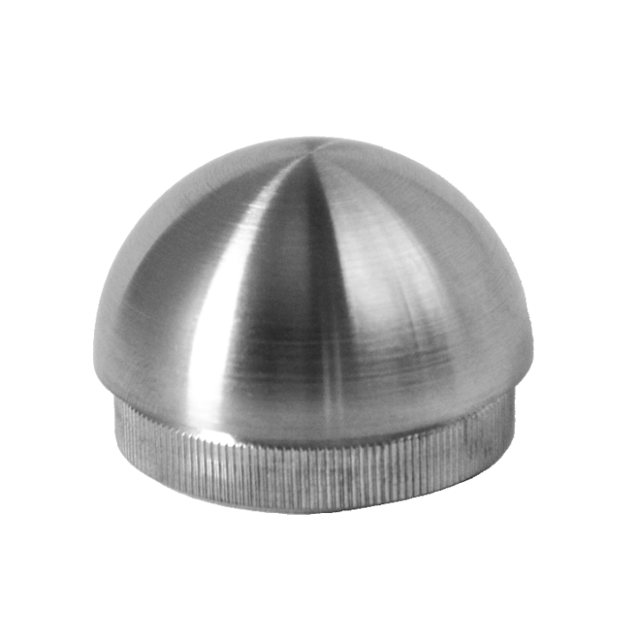 Ukončení na trubku ø 42,4 mm, broušená nerez AISI 304