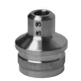 Spodek držáka madla ø 42,4 mm s přechodem ø 12 mm, AISI 304
