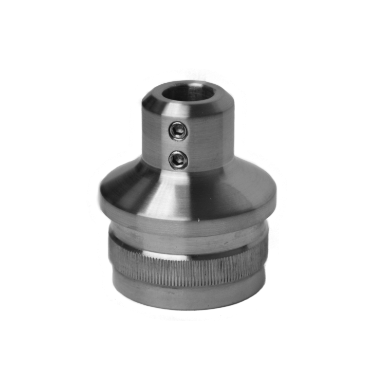 Spodek držáka madla ø 42,4 mm s přechodem ø 12 mm, AISI 304