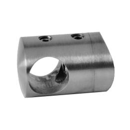 Držák tyče ø 14 mm na trubku ø 48,3 mm, broušená AISI 304