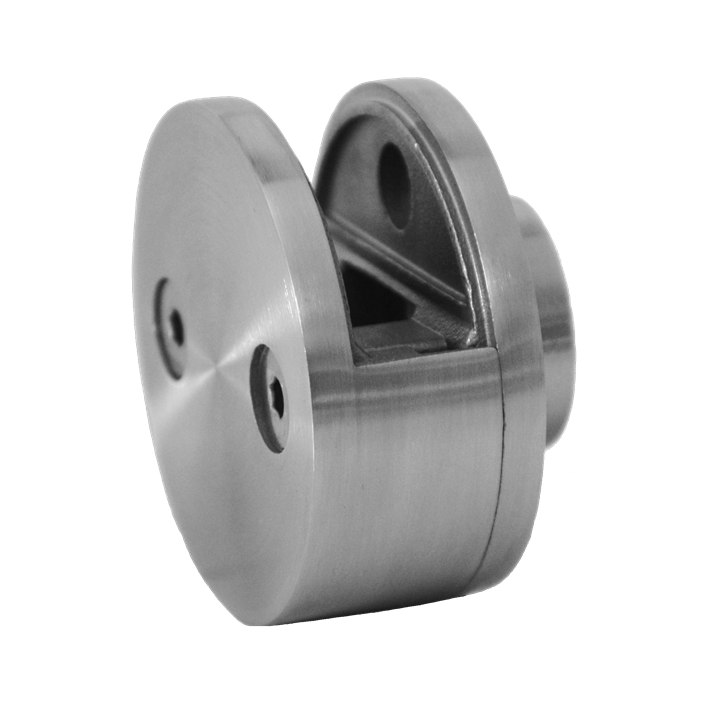 Svorka skla koncová, sklo 8–12 mm, broušená AISI 304