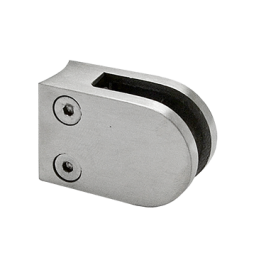 Svorka skla/plechu na trubku ø 42,4 mm, broušená AISI 304