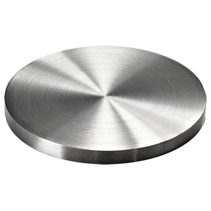 Ukončení ø 100 x 6 mm, broušená nerez AISI 304