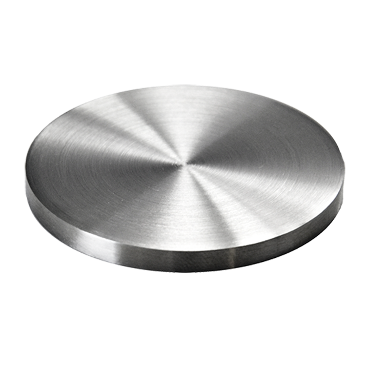 Ukončení ø 80 x 6 mm, broušená nerez AISI 304
