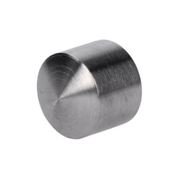 Ukončení na trubku ø 14 mm, broušená nerez AISI 304