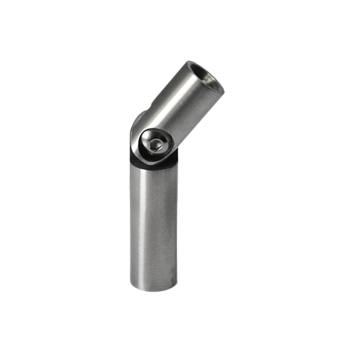 Čep s kloubem ø 14 mm, L = 68 mm, závit M6/M8, broušená AISI 304