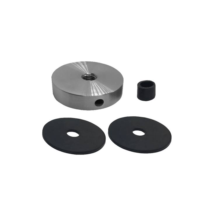 Vrchní úchyt ø 30 mm/M8, broušená nerez AISI 304