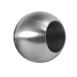 Koule koncová ø 20 mm na trubku ø 14 mm, broušená AISI 304