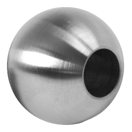 Koule koncová ø 30 mm na trubku ø 12 mm, broušená AISI 304