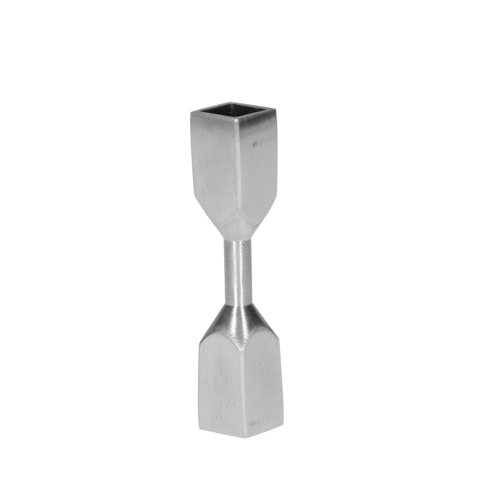 Spoj na ohnutí na tyč 10 x 10 mm, broušená nerez AISI 304