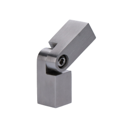 Spoj nastavitelný na tyč 12 x 12 mm, broušená nerez AISI 304