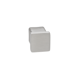 Ukončení na jekl 20 x 20 mm, broušená nerez AISI 304