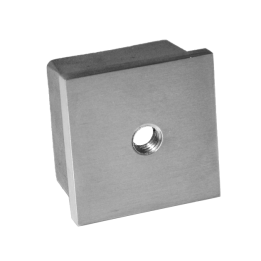 Ukončení na jekl 40 x 40 mm, závit M8, broušená AISI 304