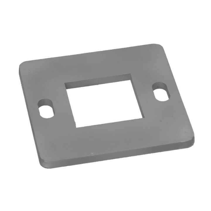 Kotvicí deska 90 x 90 x 4 mm, broušená nerez AISI 304