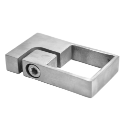 Úchyt pro boční kotvení sloupu 40 x 40 mm, broušená AISI 304