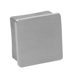 Ukončení na jekl 60 x 60 mm, broušená nerez AISI 304