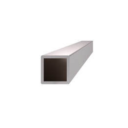 Profil 10 x 10 x 1 x 6000 mm, broušená nerez AISI 304