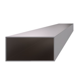 Profil 100 x 50 x 2 x 6000 mm, broušená nerez AISI 304