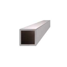 Profil 12 x 12 x 1 x 6000 mm, broušená nerez AISI 304