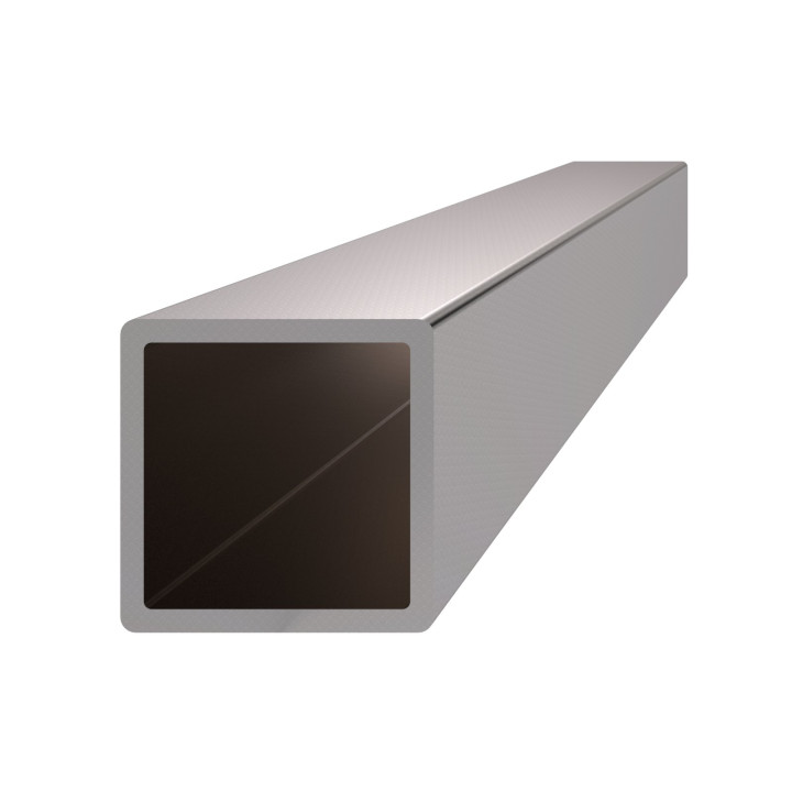 Profil 20 x 20 x 1,5 x 6000 mm, broušená nerez AISI 304