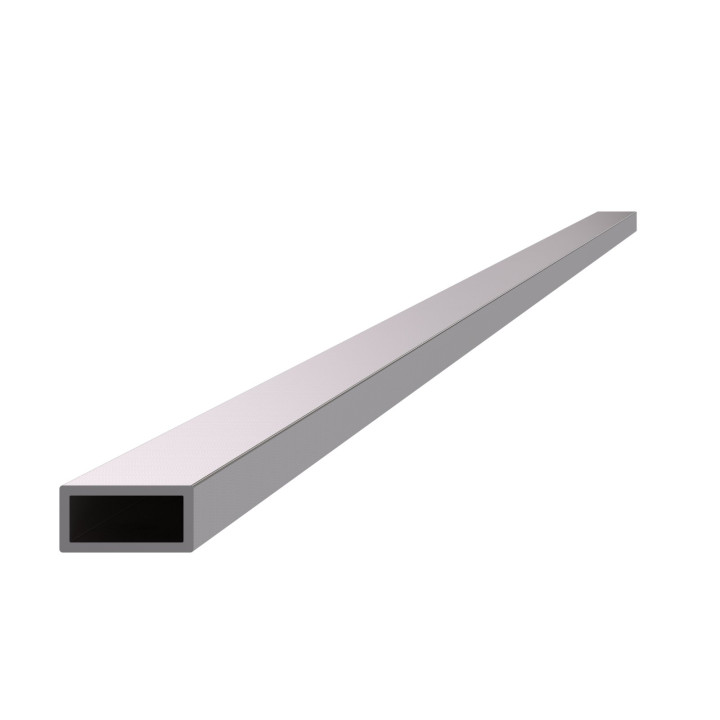 Profil 20 x 10 x 1,5 x 3000 mm, broušená nerez AISI 304