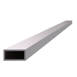 Profil 30 x 15 x 1,5 x 6000 mm, broušená nerez AISI 304