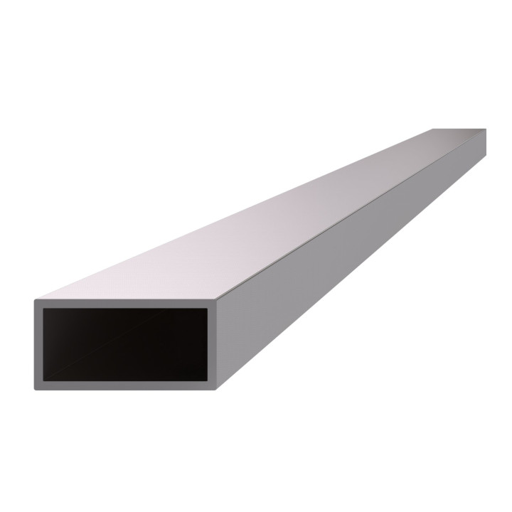 Profil 40 x 20 x 2 x 6000 mm, broušená nerez AISI 304